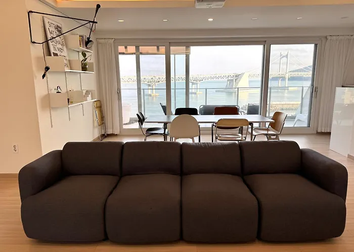 Gwangan Bridge Full View Terrace Penthouse * Ciudad Metropolitana de Busan